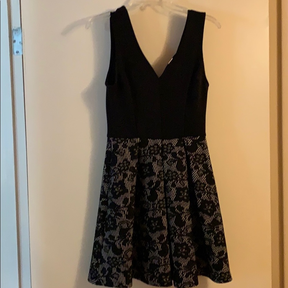 Black lace dress